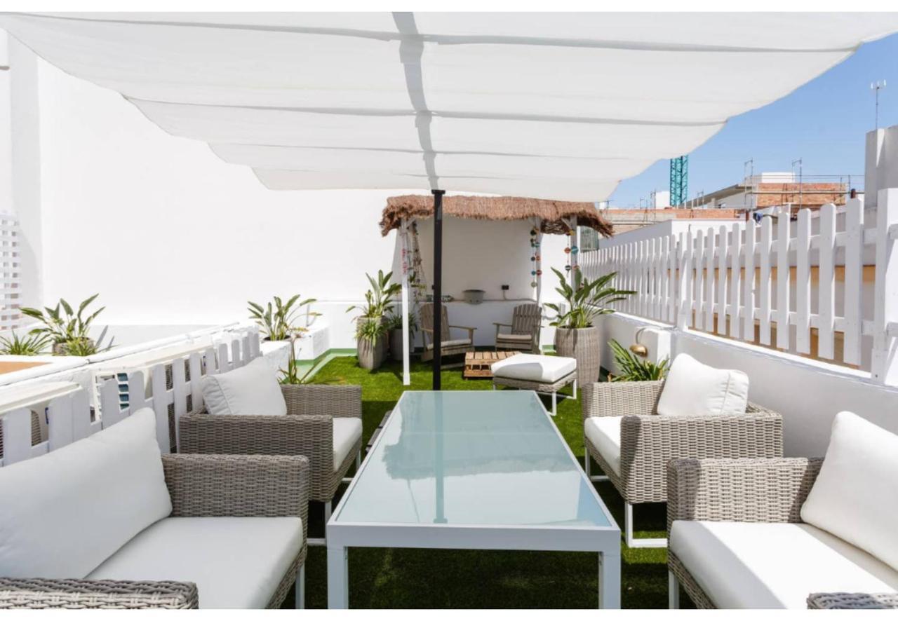 Terraza-Caleta Beach Home By Cadiz4Rentals Exteriör bild